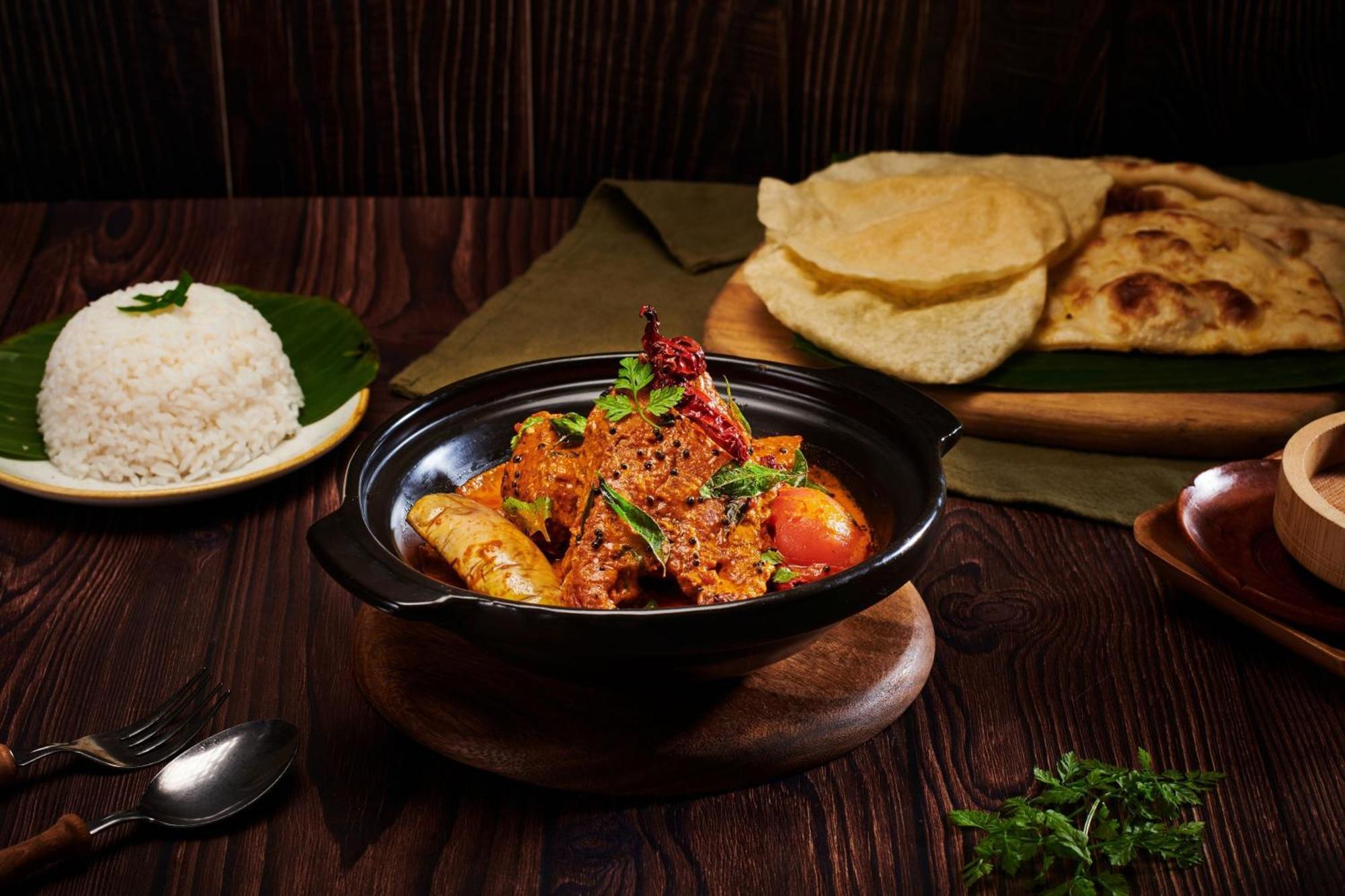 The Westin Desaru Coast Resort Exteriér fotografie A typical Indian meal
